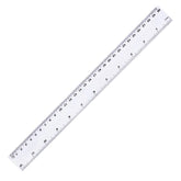 Scale 30cm Transparent plastic - Al Masam Stationery LLC
